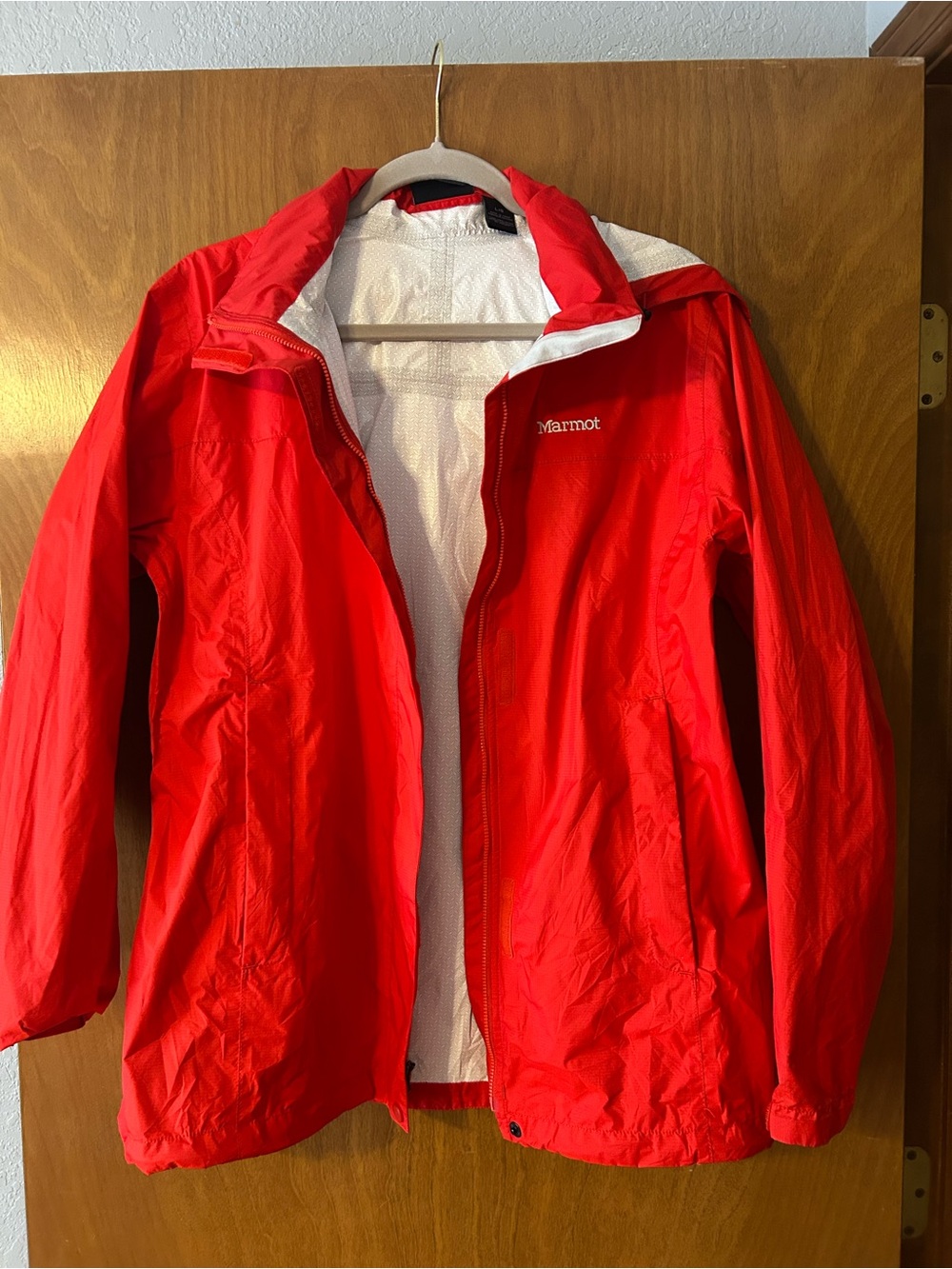 Marmot Women's Bright Red Waterproof Shell Jacket